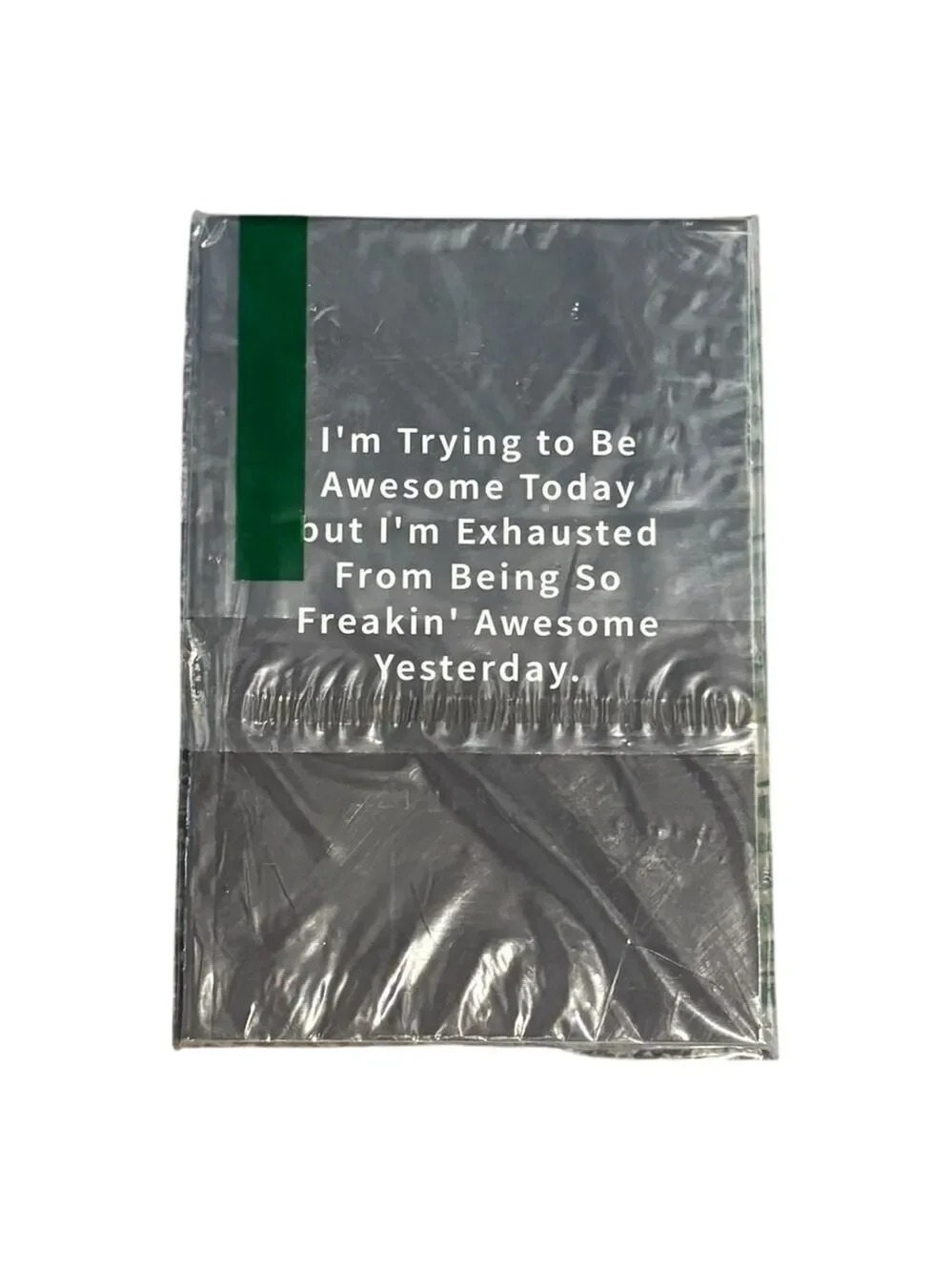 NEW Quote Lined Notebook — Journaling Note taking Funny Office Lists Gift In Pkg